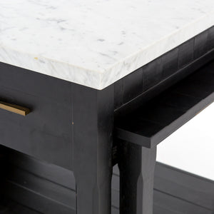 Ian Kitchen Island-Black Acacia
