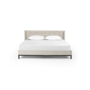 Newhall King Bed In Plushtone Linen