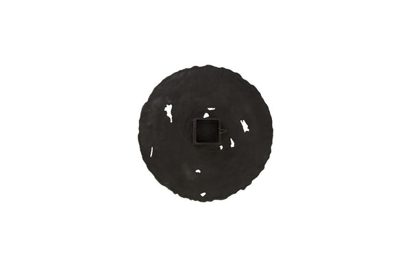 Molten Disc Wall Art, Silver Leaf, MD
