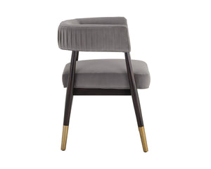 CALLEM DINING ARMCHAIR - ANTONIO CHARCOAL
