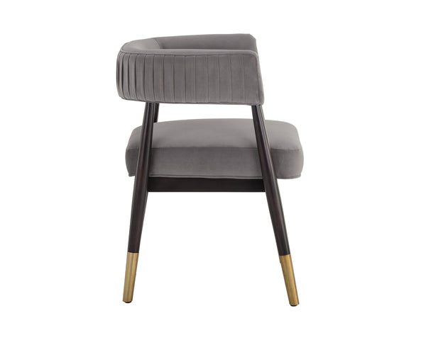 CALLEM DINING ARMCHAIR - ANTONIO CHARCOAL