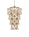 Kingali Grande Chandelier In Natural & New Brass
