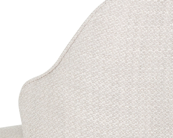 BRETTA SWIVEL DINING CHAIR - MOTO STUCCO