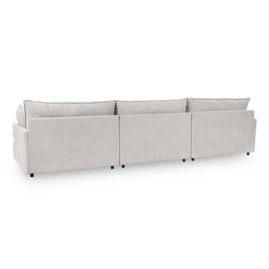 Caplan 3-Piece Modular Sectional in Elite-Gray