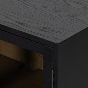 Millie Small Cabinet In Drifted Matte Black