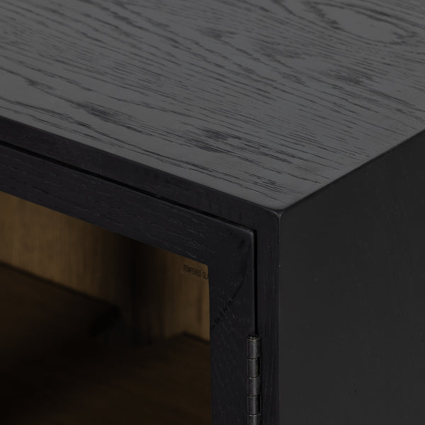 Millie Small Cabinet In Drifted Matte Black