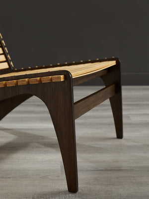 Zen Lounge Chair, Black Walnut
