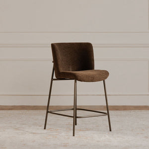 Moe's Early Counter Stool in Dark Brown