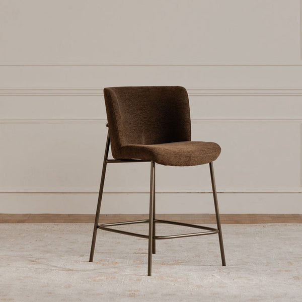 Moe's Early Counter Stool in Dark Brown