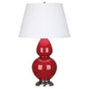 Ruby Red Double Gourd Table Lamp