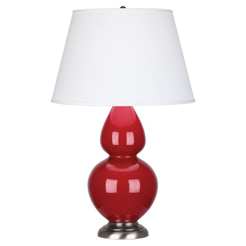 Ruby Red Double Gourd Table Lamp