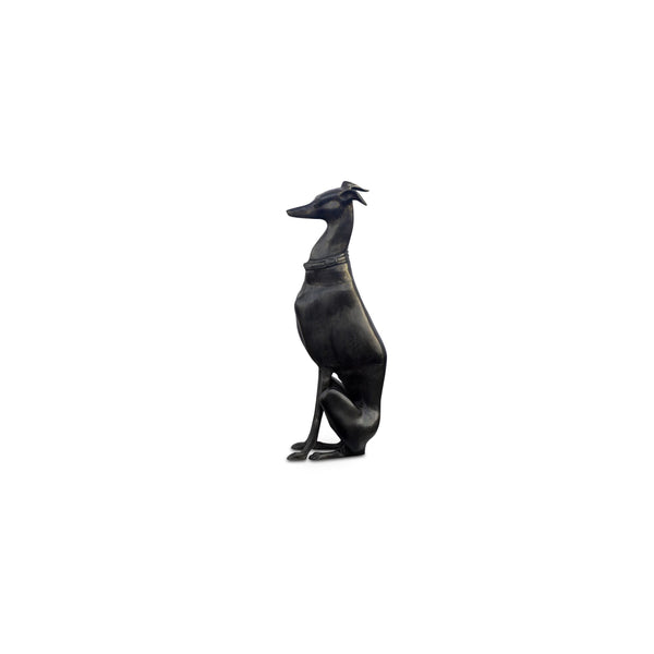 Moe's Duke Cast Aluminum Greyhound Sculpture