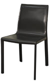 Gervin Recycled Leather Chair In Anthracite