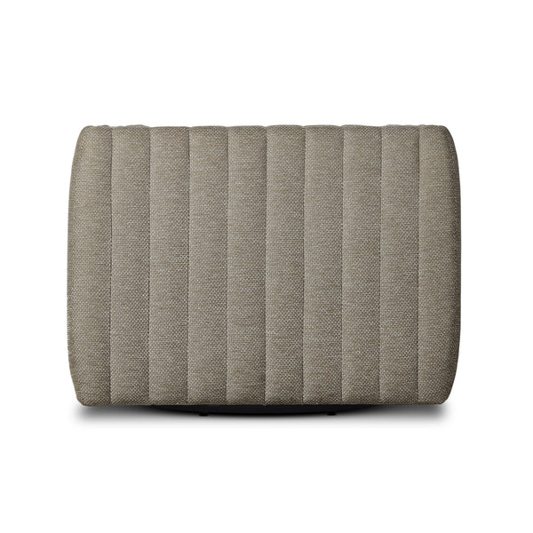 Augustine Outdoor Swivel Chair - Casa Grey