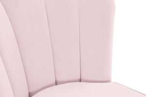 Anita Stool In Pink Velvet