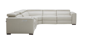 Killian Motion Sectional in Silver Grey