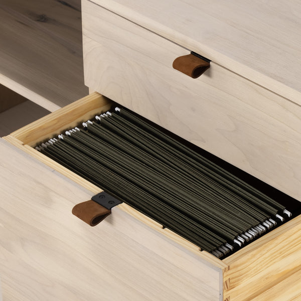 Trey Modular Filing Credenza In Dove Poplar