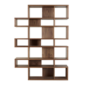London Composition Large Bookshelf Brown