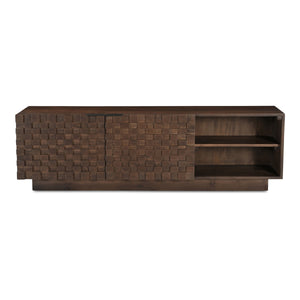 Moe's Easton Media Cabinet Brown Wood