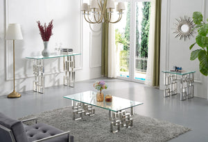 Sara Console Table In Chrome