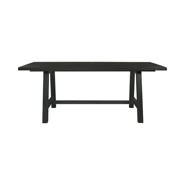 Bedford KD 79" Rect. Dining Table "A" Base, Brushed Black 