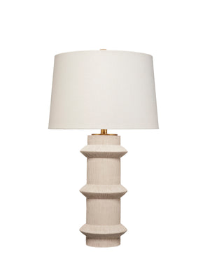 Trousdale Polyresin Table Lamp with Linen Shade