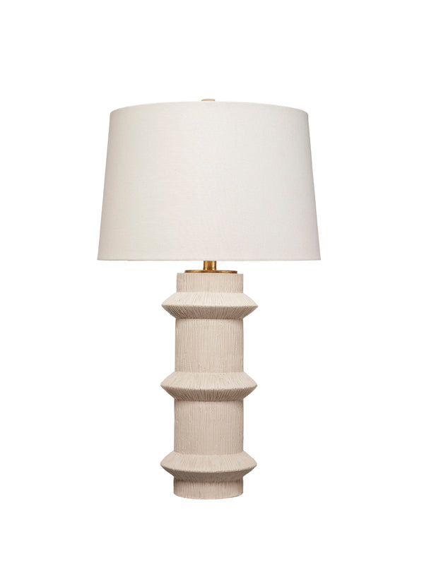 Trousdale Polyresin Table Lamp with Linen Shade