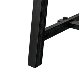 Bedford KD 79" Rect. Dining Table "A" Base, Brushed Black 