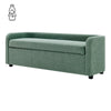 Wendy KD Fabric Storage Bench, Meridian Sea Green