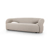 Mazie Sofa In 94" In Crete Pebble