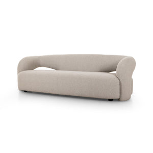 Mazie Sofa In 94" In Crete Pebble