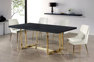 Lynette Dining Chair In Cream Velvet
