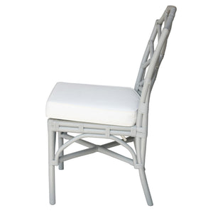 Kara Rattan Chair In Gray