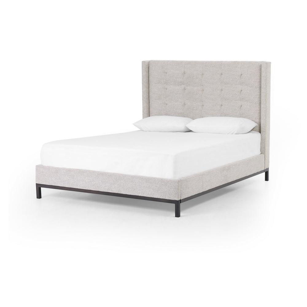 Newhall King Bed 55" in Linen