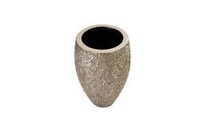 String Theory Planter, Silver Leaf, Small