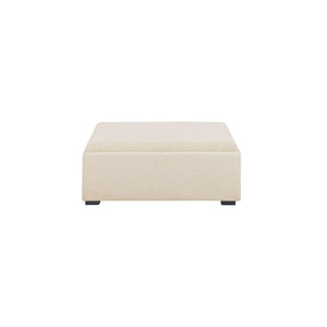 Moe's Montana Storage Ottoman Flecked Oat