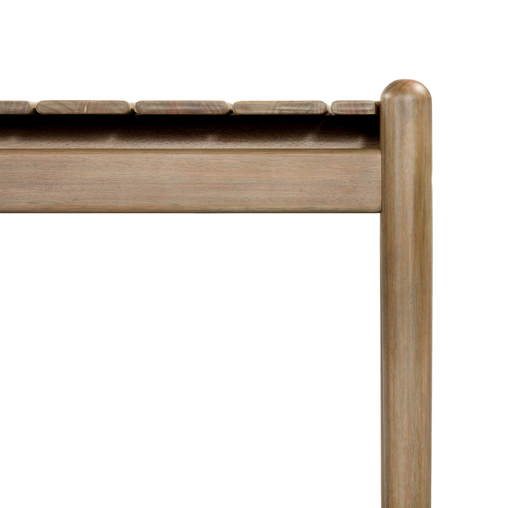 ROSEN OUTDOOR DINING TABLE 81" IN EUCALYPTUS