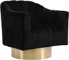 Noel Accent Chair In Black Velvet