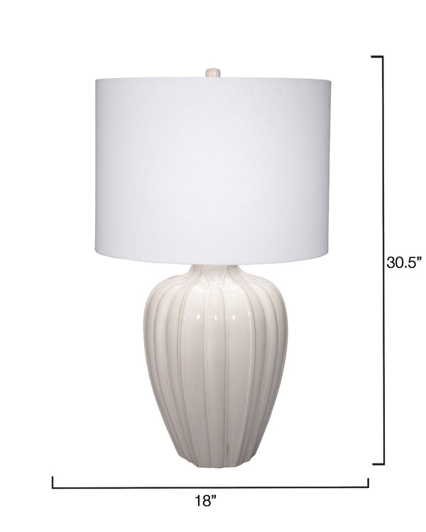 Seraphina Ceramic Table Lamp with Linen Shade