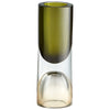 Large Majeure Vase In Brown And Green