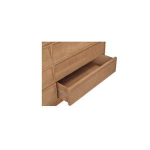 Hudson 6-Drawer Dresser in Natural Wood