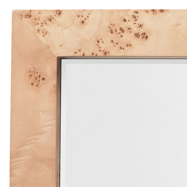 Chandler Rectangle Wood Wall Mirror, Natural
