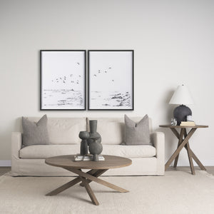 Solana Medium Brown Wood Coffee Table