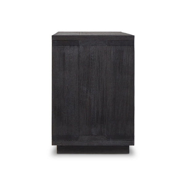 Warby Media Console In Worn Black Veneer