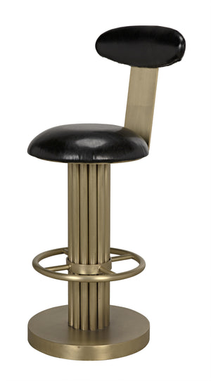 Sedes Counter Stool, Steel with Brass Finish