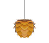 Aluvia Mini Plug-In Pendant in Saffron with Black Cord