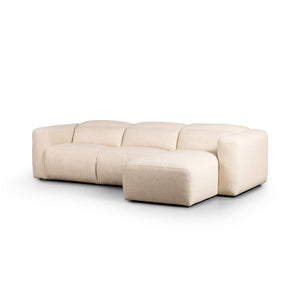 Radley Power Recliner 3-Piece Sectional W/ Chaise - Antigo Natural