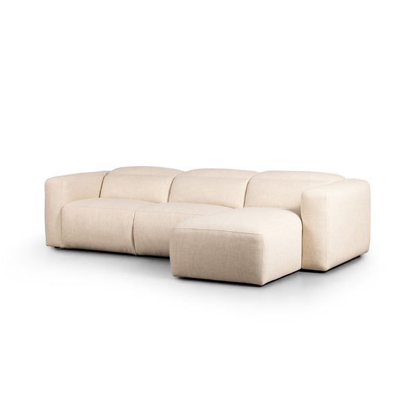Radley Power Recliner 3-Piece Sectional W/ Chaise - Antigo Natural