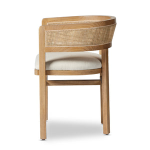 Cordoba Dining Armchair In Bergamo Parchmnt