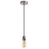 1LT Pendant, Satin Chrome Finish